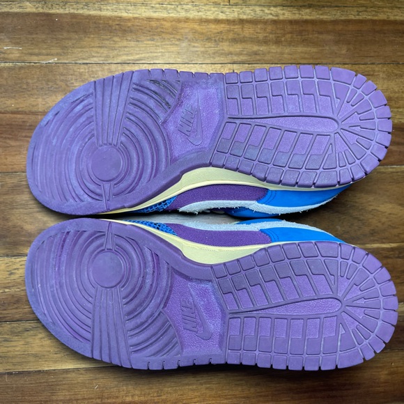Nike Dunk Low SP x Undefeated "5 On It" sneakers blue and purple - Picture 10 of 13